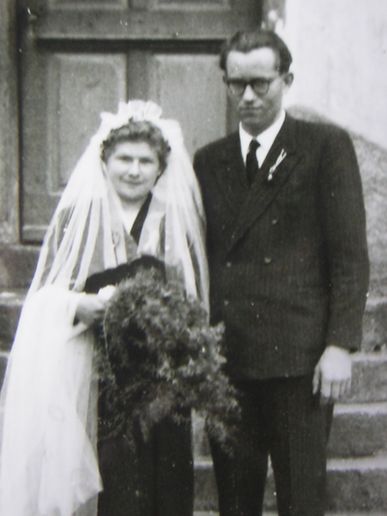 Max Beck *1932 in Wolkertshofen und Theresia Eder *1930 in Nassenfels